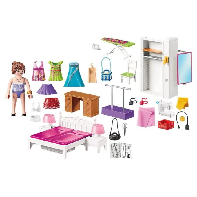 Playmobil Dollhouse 70208 Bedroom with sewing corner — image 2
