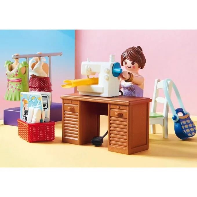 Playmobil Dollhouse 70208 Bedroom with sewing corner — image 4