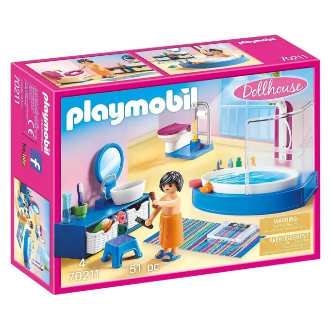 Playmobil Dollhouse 70211 Bathroom with tub — image 1