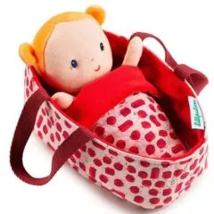 Lilliputiens Baby in T-shirt with clothes and Aghate Blanket
