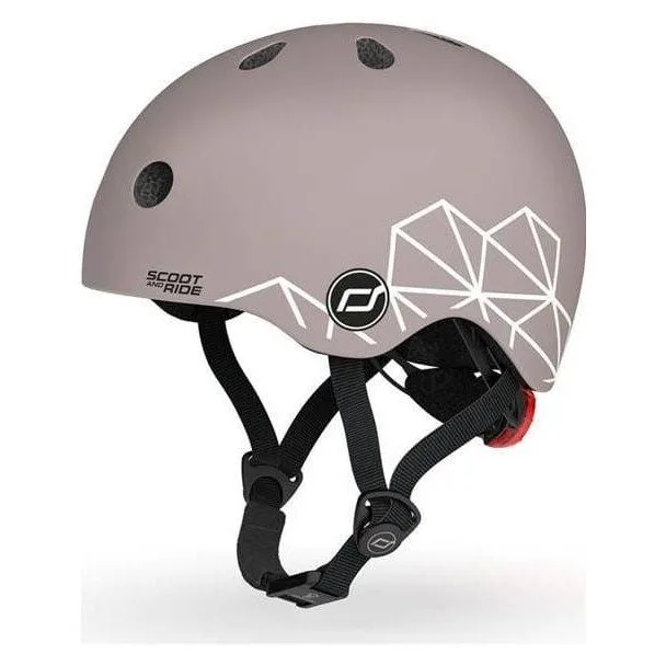 Scoot & Ride Helmet XXS-S Brown Lines — image 1