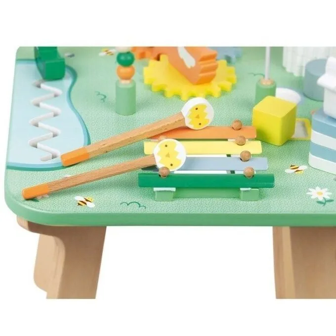 Janod Multi-functional educational table wooden Łąka — image 6