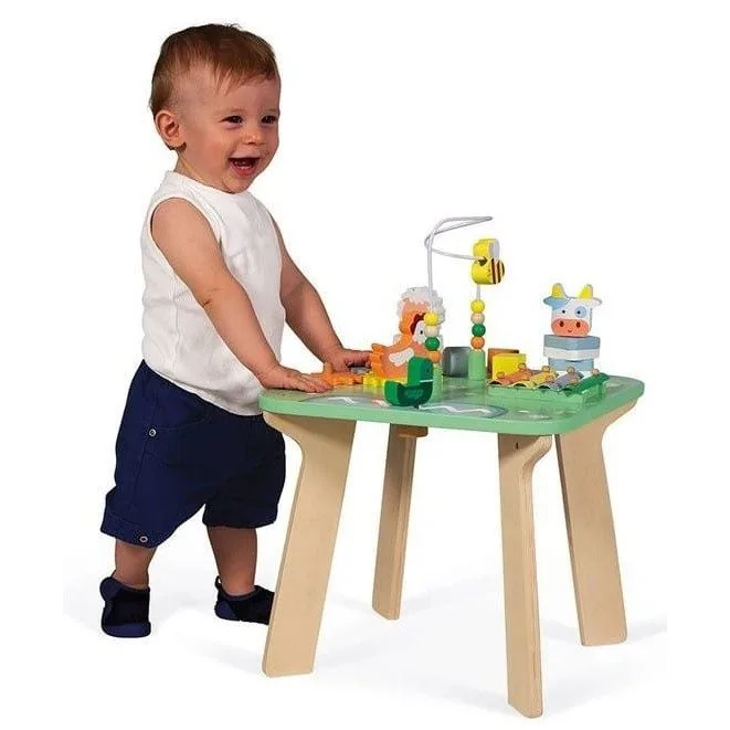 Janod Multi-functional educational table wooden Łąka — image 8