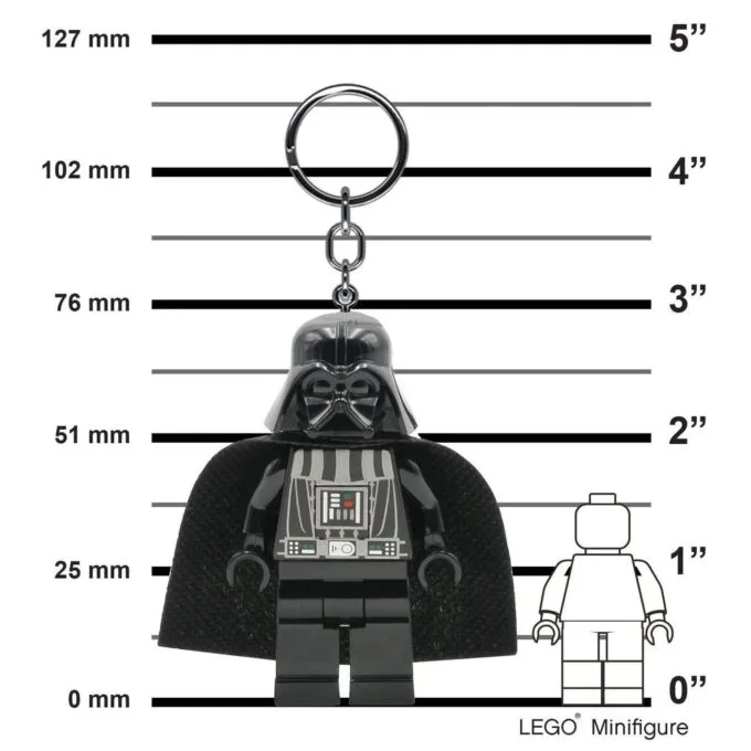 LEGO LGL-KE7H Star Wars Darth Vader keychain with flashlight — image 4