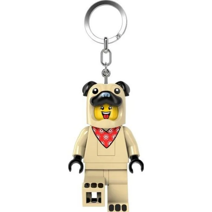 LEGO Minifigures Mops keychain with LGL-KE213H flashlight — image 1