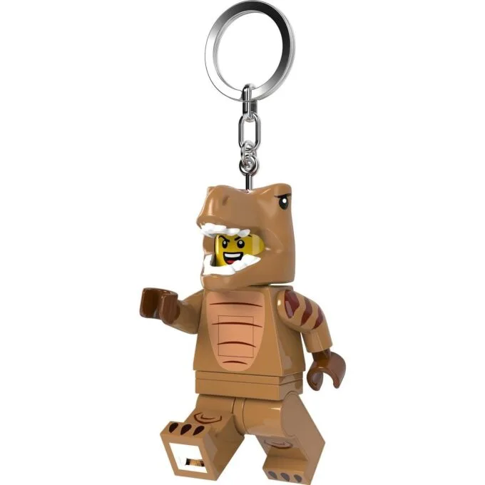 LEGO T-Rex keychain with LGL-KE237H flashlight — image 2