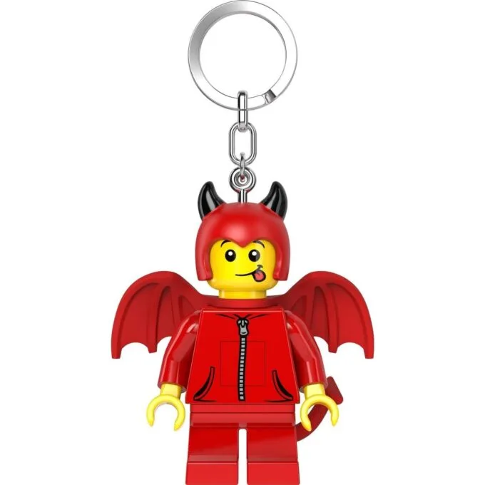 LEGO Devil keychain with LGL-KE215H flashlight — image 1