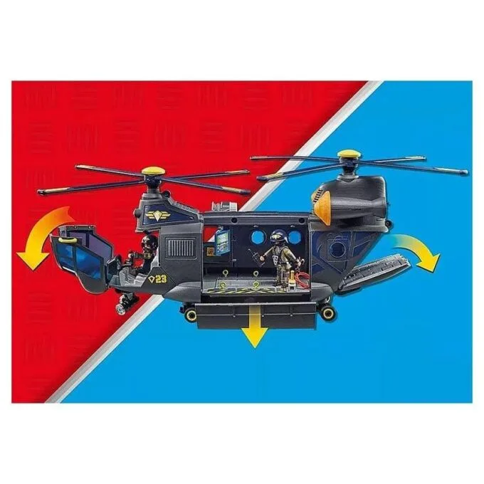 Playmobil City Action Śmigłowiec ratunkowy jednostki specjalnej 71149 — image 7