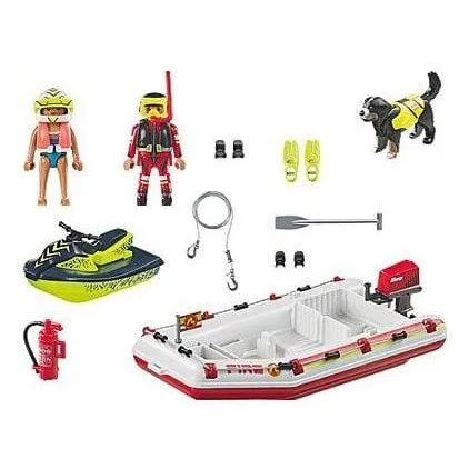 Playmobil Action Heroes 71464 Fireboat with water scooter — image 2