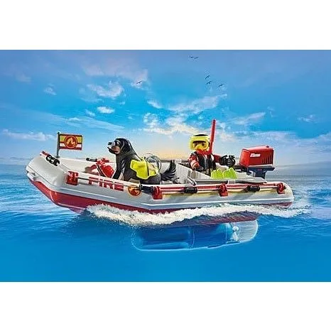 Playmobil Action Heroes 71464 Fireboat with water scooter — image 3