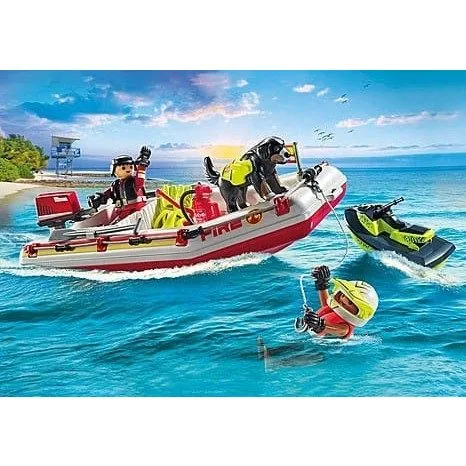 Playmobil Action Heroes 71464 Fireboat with water scooter — image 5