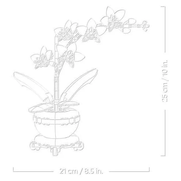 LEGO Botanical Collection 10343 Small orchid — image 5