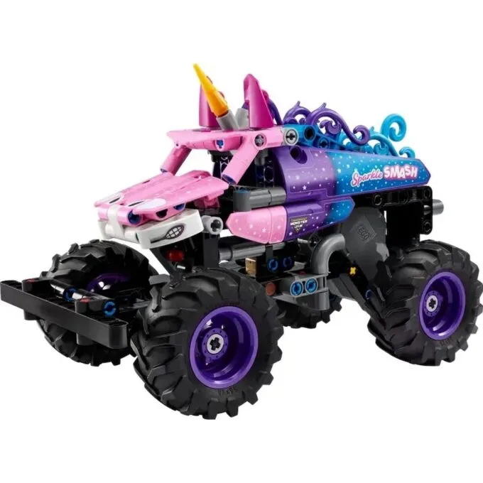 LEGO Technic 42220 Monster Jam Sparkle Smash z napędem typu pull-back — image 2