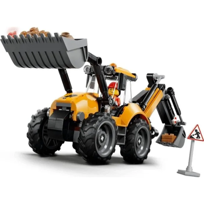 LEGO City Great Vehicles 60480 Żółta koparko-ładowarka — image 3