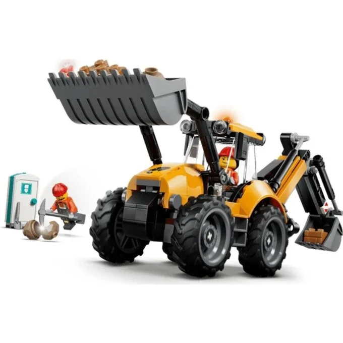 LEGO City Great Vehicles 60480 Żółta koparko-ładowarka — image 5