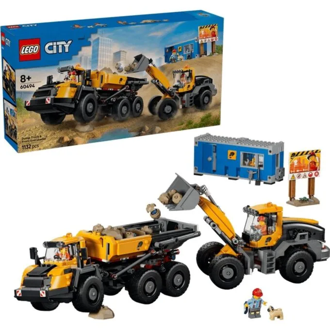 LEGO City Big Vehicles 60494 Wywrotka i ładowarka czołowa — image 1