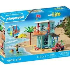 Playmobil My Life 71903 Wieża ratownicza i plażowy samochód buggy