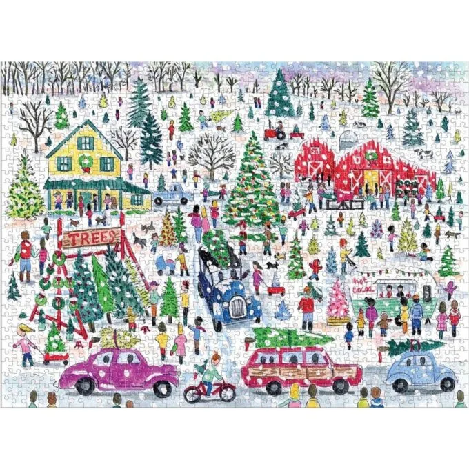 Galison Michael Storrings – Christmas Tree Farm 1000el. — image 2