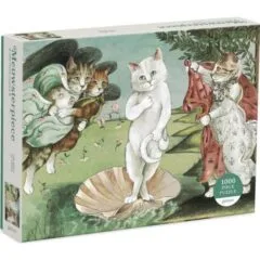 Galison Meowsterpiece of Western Art Birth of Venus 1000el.