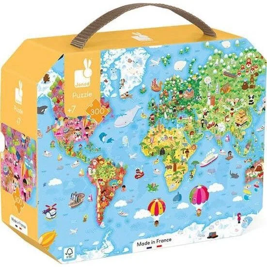 Janod Massive World Map in the Walizka 300 el. — image 1