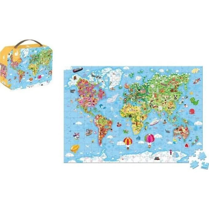 Janod Massive World Map in the Walizka 300 el. — image 2