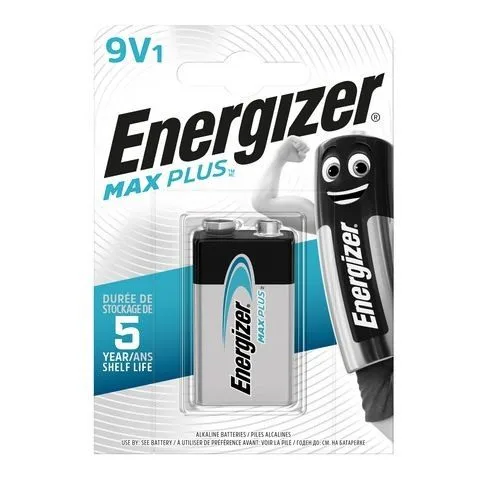 Energizer Batteries Alkaline 9V (1pc) Alkaline MAX Plus — image 1