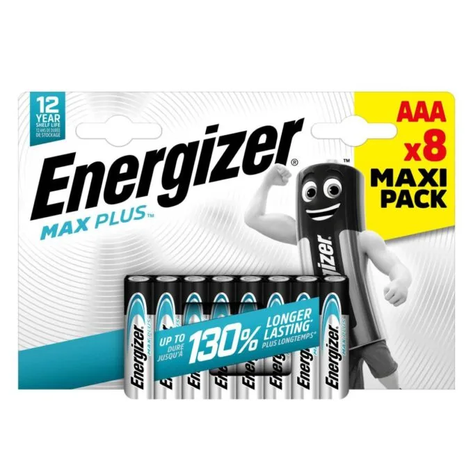 Energizer Batteries Alkaline AAA (8pcs) Alkaline MAX Plus — image 1