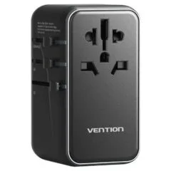 Vention 100W GAN 1x USB-A 3x USB-C black