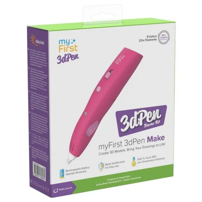 myFirst 3dPen Make pen 3D + 9 colored PCL cartridges red — image 3