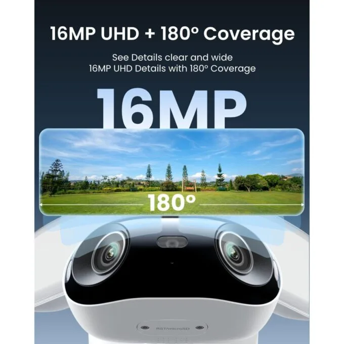 Reolink POE IP Outdoor Camera Panoramic Ultra-Wide View 4K Elite Floodlight — image 2