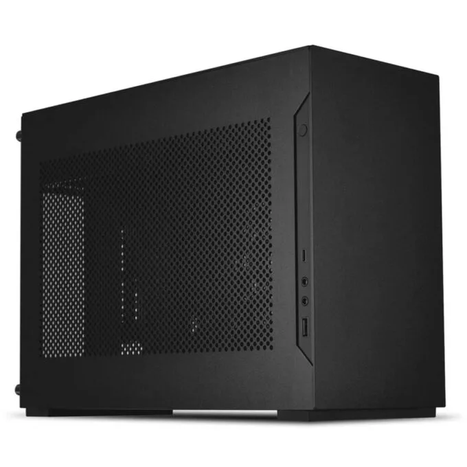 Lian Li A4-H2O PCIe 5 Black - Mini-ITX PC Gaming Case - GPU Clearance 322 mm - Aluminum - SFX PSU — image 1