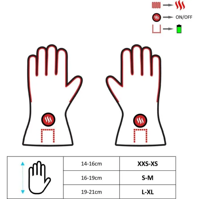 Glovia heated gloves. L-XL black — image 8