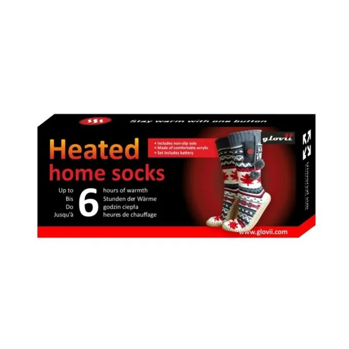 Glovia Warmed slippers with socks, 36-43, multicolored — image 11