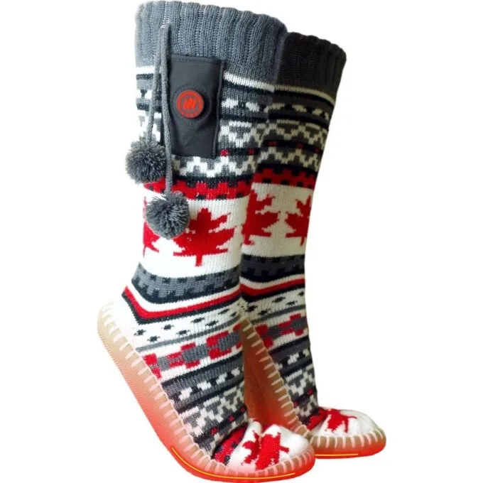 Glovia Warmed slippers with socks, 36-43, multicolored — image 2