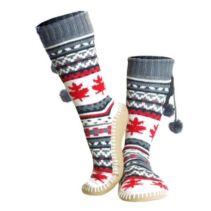 Glovia Warmed slippers with socks, 36-43, multicolored — image 3