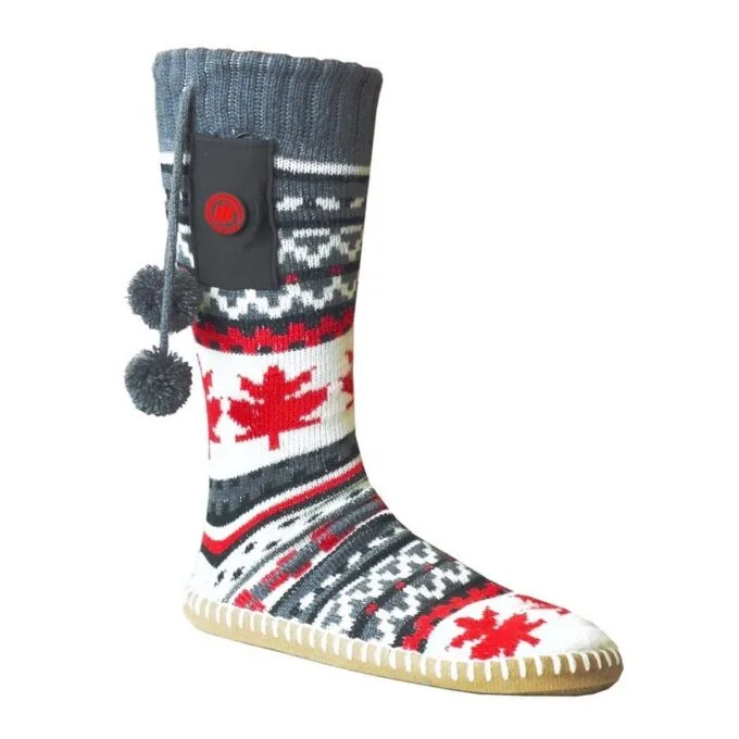 Glovia Warmed slippers with socks, 36-43, multicolored — image 4