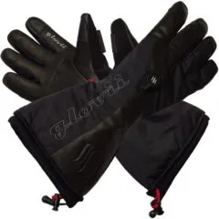 Glovia heated ski mittens rom. XL black