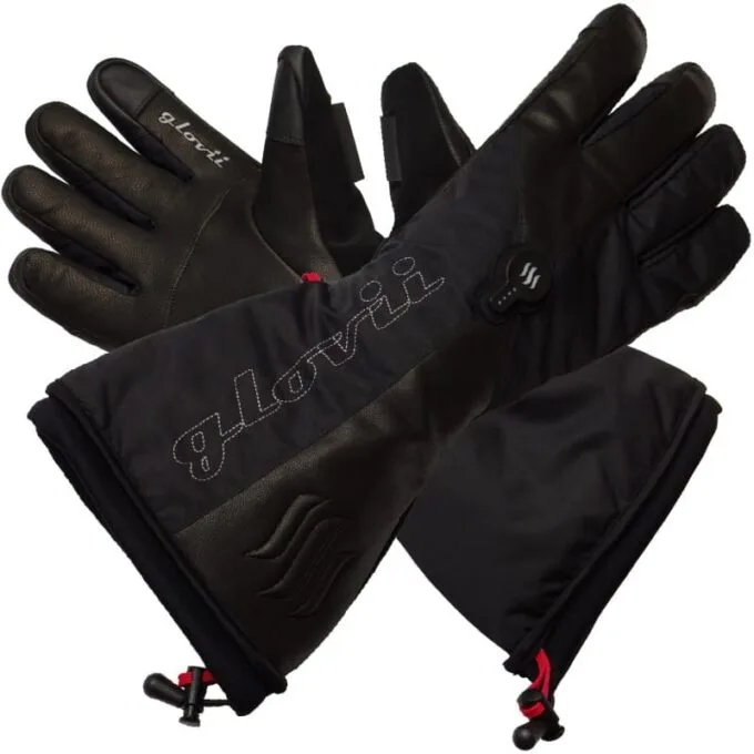 Glovia heated ski mittens rom. XL black — image 1