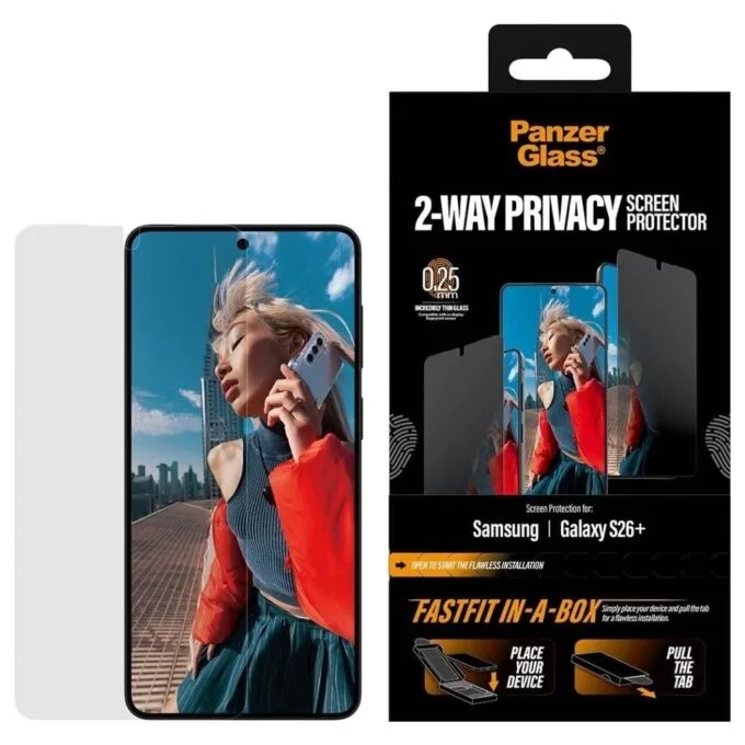 PanzerGlass Safe Ultra-Wide Fit FastFit for Samsung Galaxy S26+ — image 2