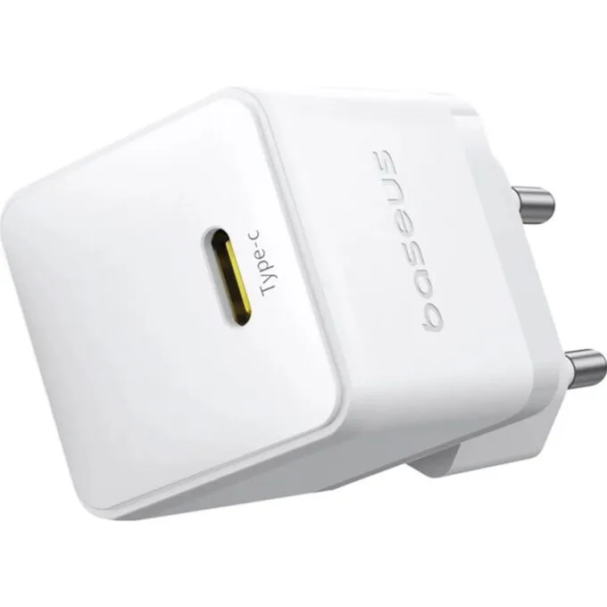 Baseus Palm 1C 20W (with Baseus Mini White USB-C 60W (20V/3A) 1m cable) - white — image 4