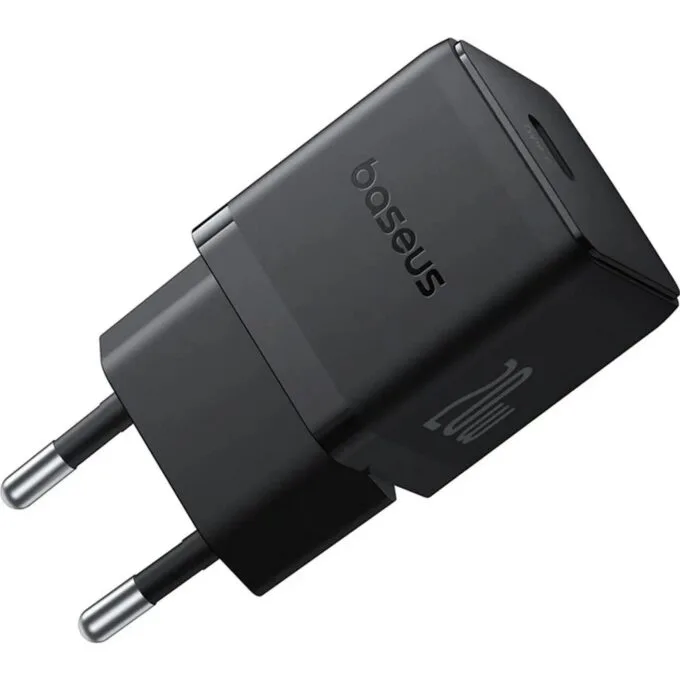 Baseus Palm 1C 20W (with Baseus Mini White USB-C 60W (20V/3A) 1m cable) - black — image 1