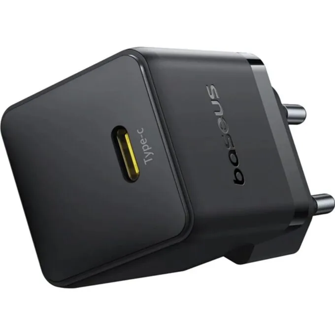 Baseus Palm 1C 20W (with Baseus Mini White USB-C 60W (20V/3A) 1m cable) - black — image 4