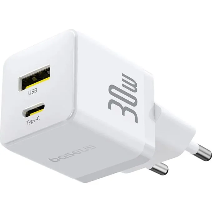 Baseus Palm 30W USB-C USB-A - biała — image 3