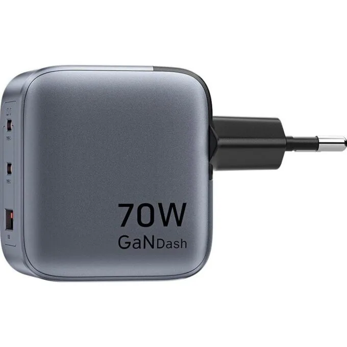 Vention 70W GaN PD 1x USB-A 2x USB-C szara — image 3