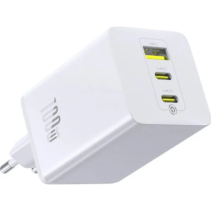 Baseus EnerFill FE11 2 x USB-C / USB-A 100W - biała — image 2