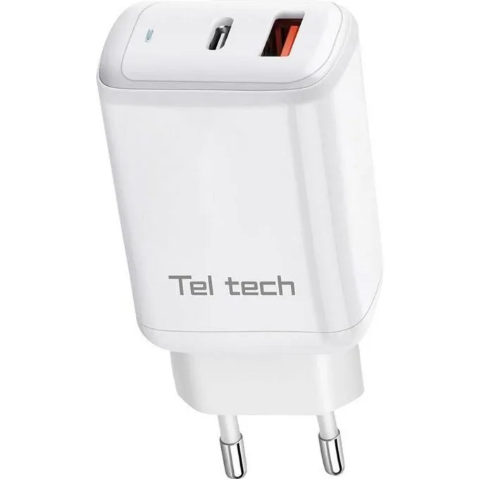 Teltech network charger GAN USB / Type-C 65W whiteTCH-05 — image 1