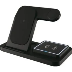 Teltech Wireless Inductive Charger 3in1 + Desk Handle 15W Black