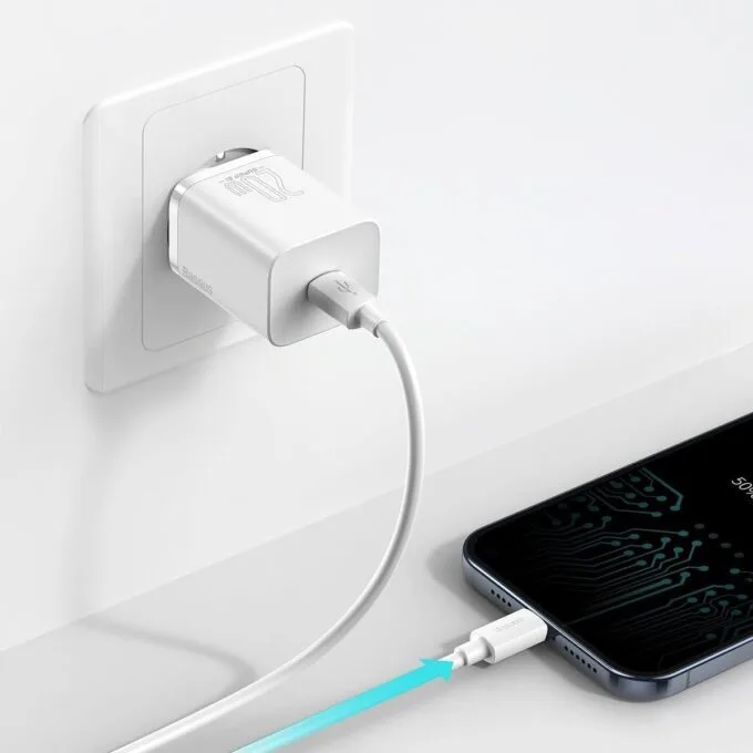Baseus Super Si Quick Charger 1C 20W (white) — image 7