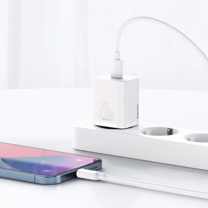 Baseus Super Si Quick Charger 1C 20W (white) — image 9