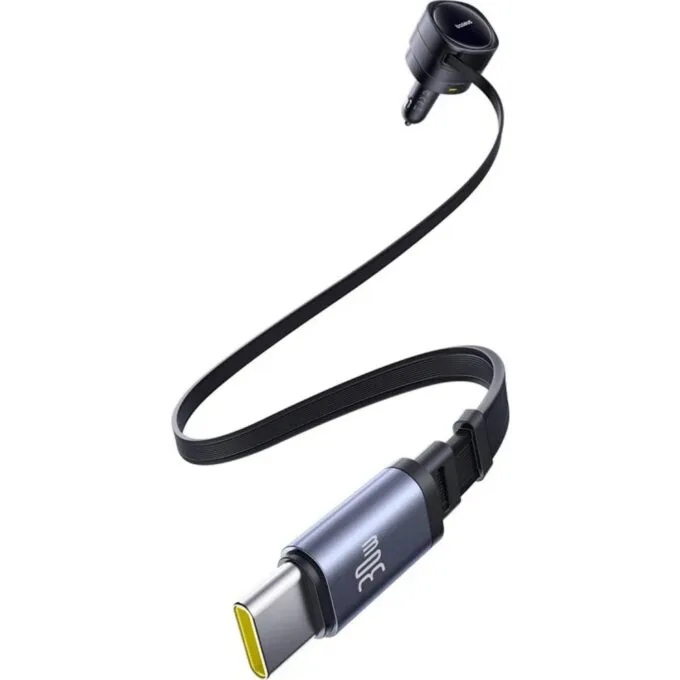 Baseus Enjoyment Max 90W 2x USB-C + kabel USB-C i Lightning – czarna — image 4